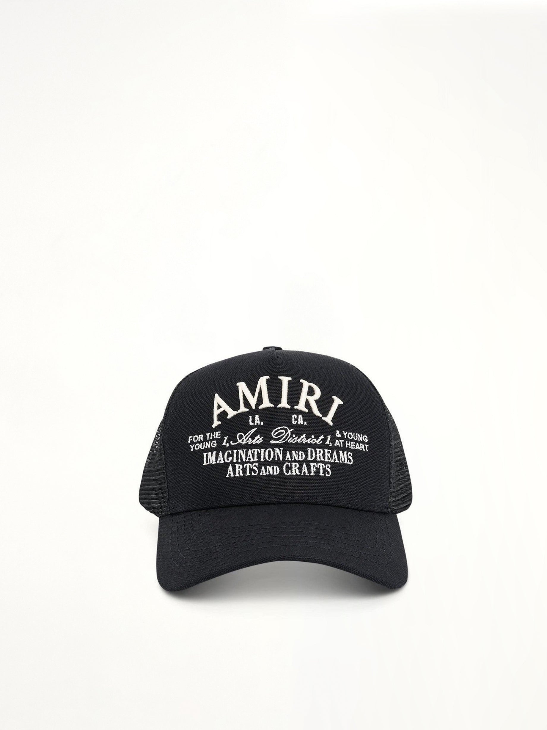 Art District Trucker Hat in Black