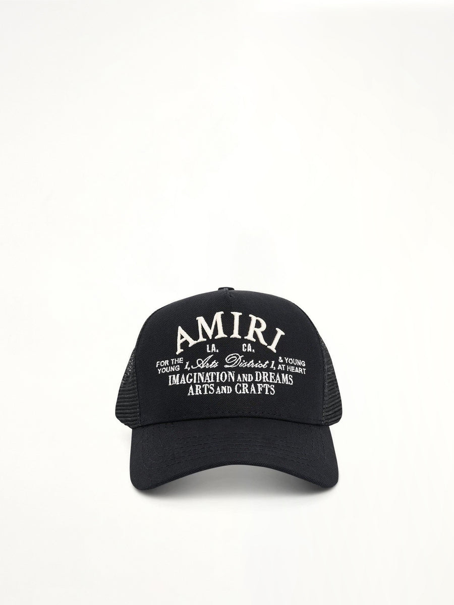 Art District Trucker Hat in Black