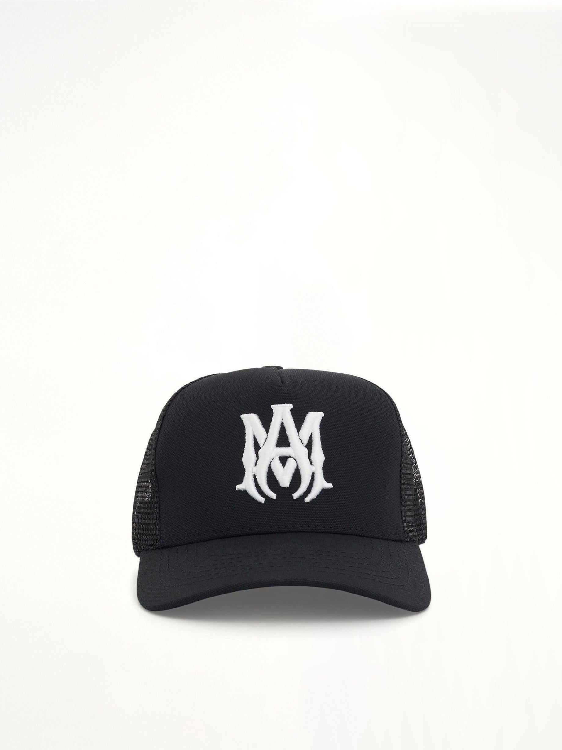 MA Logo Trucker Hat in Black