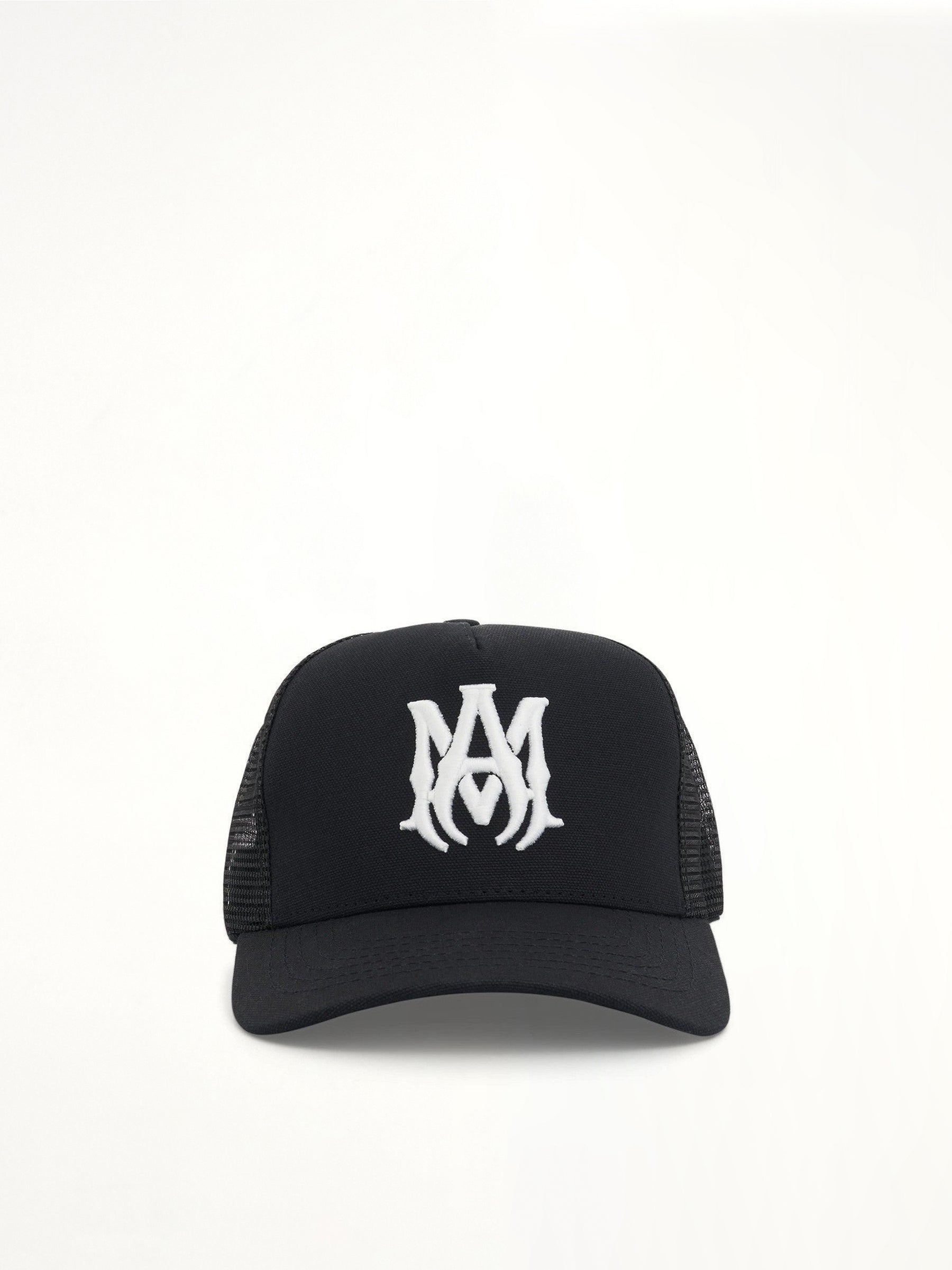 MA Logo Trucker Hat in Black