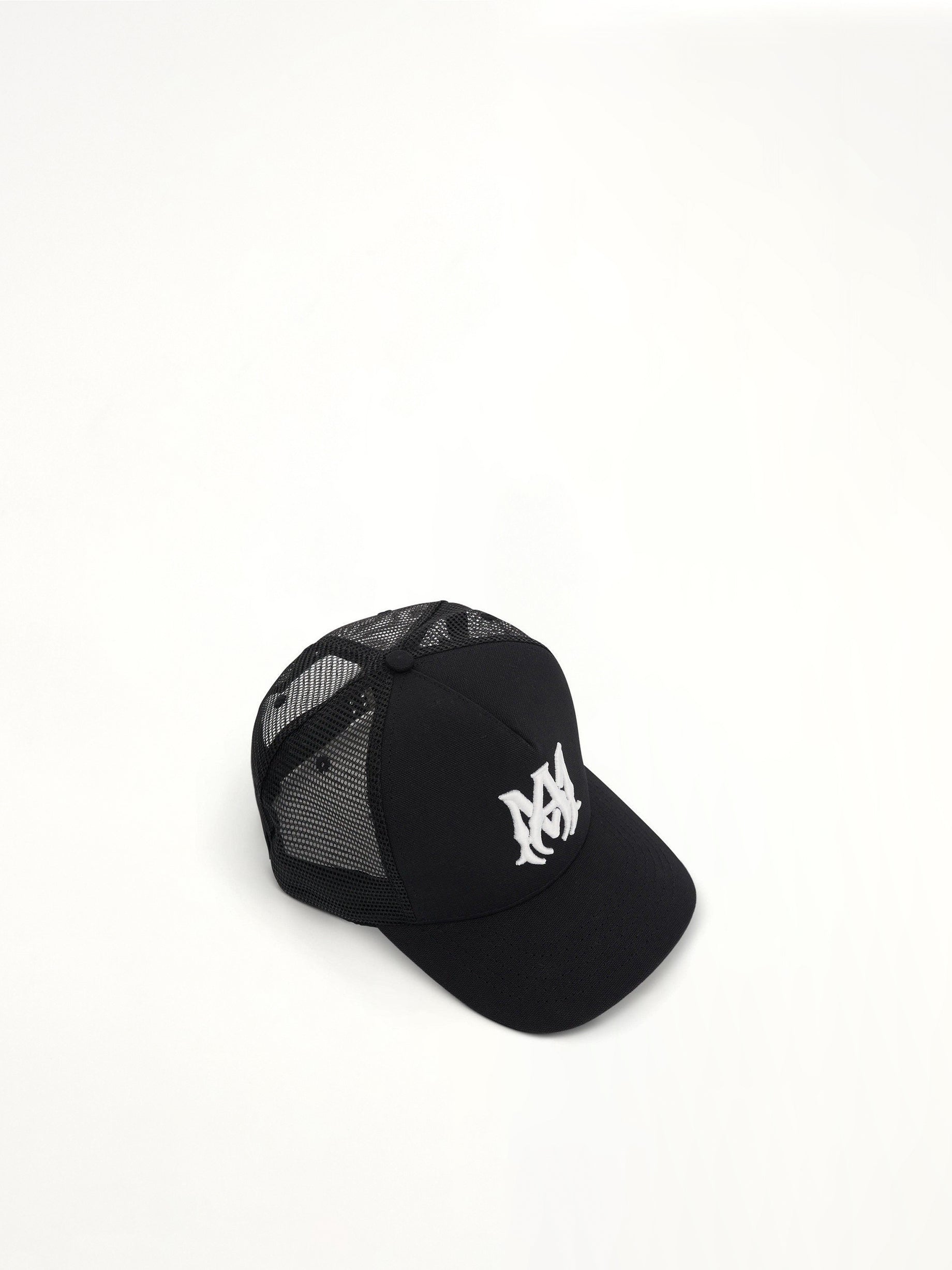 MA Logo Trucker Hat in Black