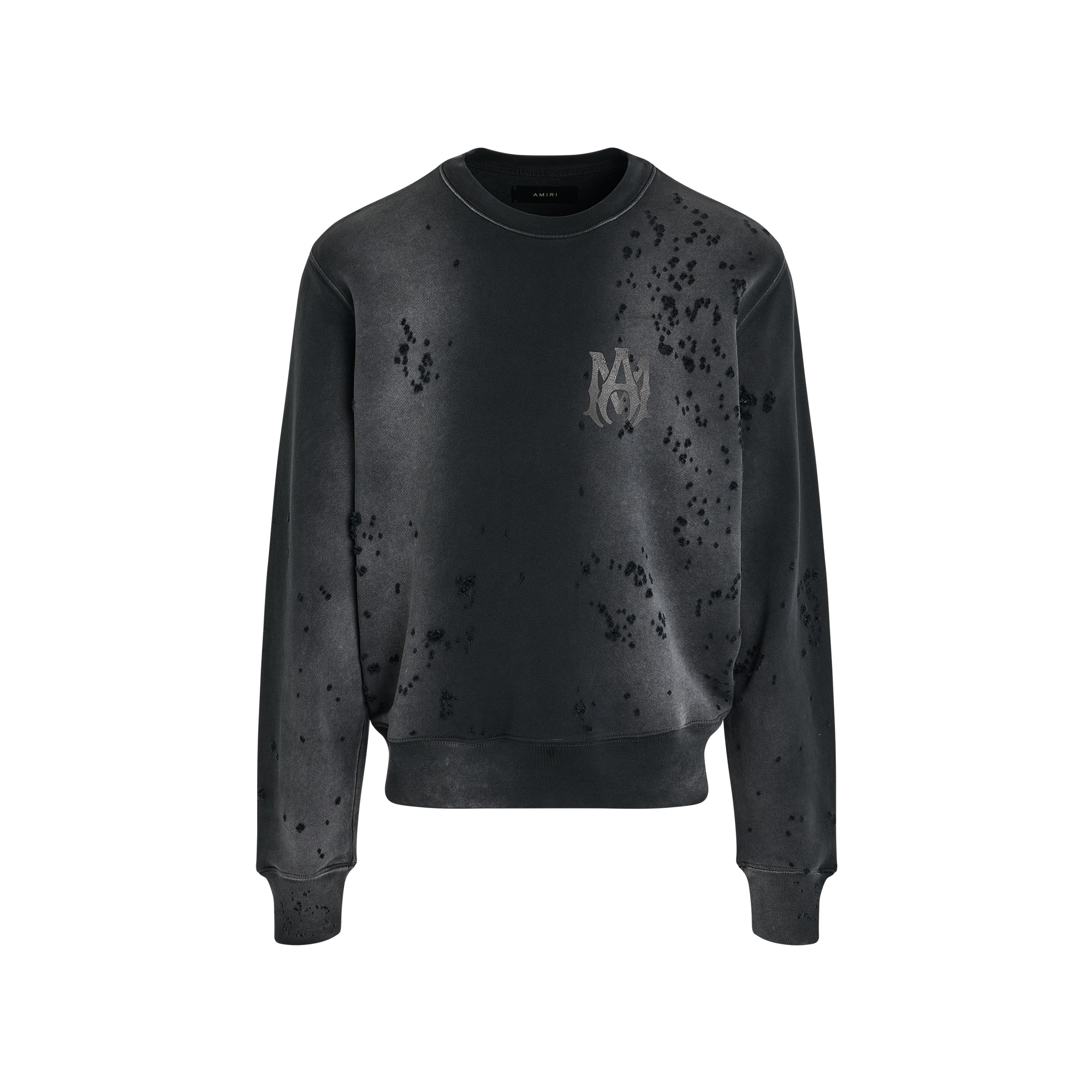 MA Logo Shotgun Sweatshirt in Faded Black