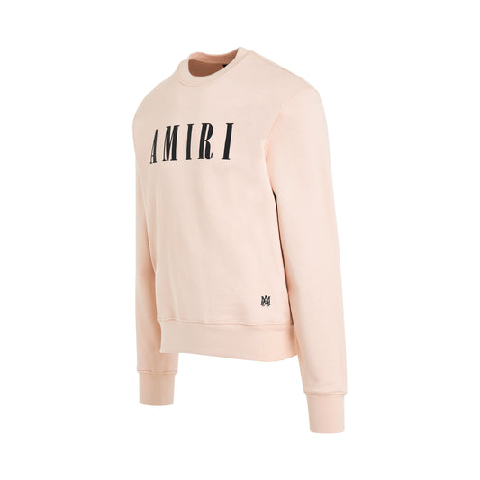 Amiri Core Logo Sweatshirt in Cream Tan