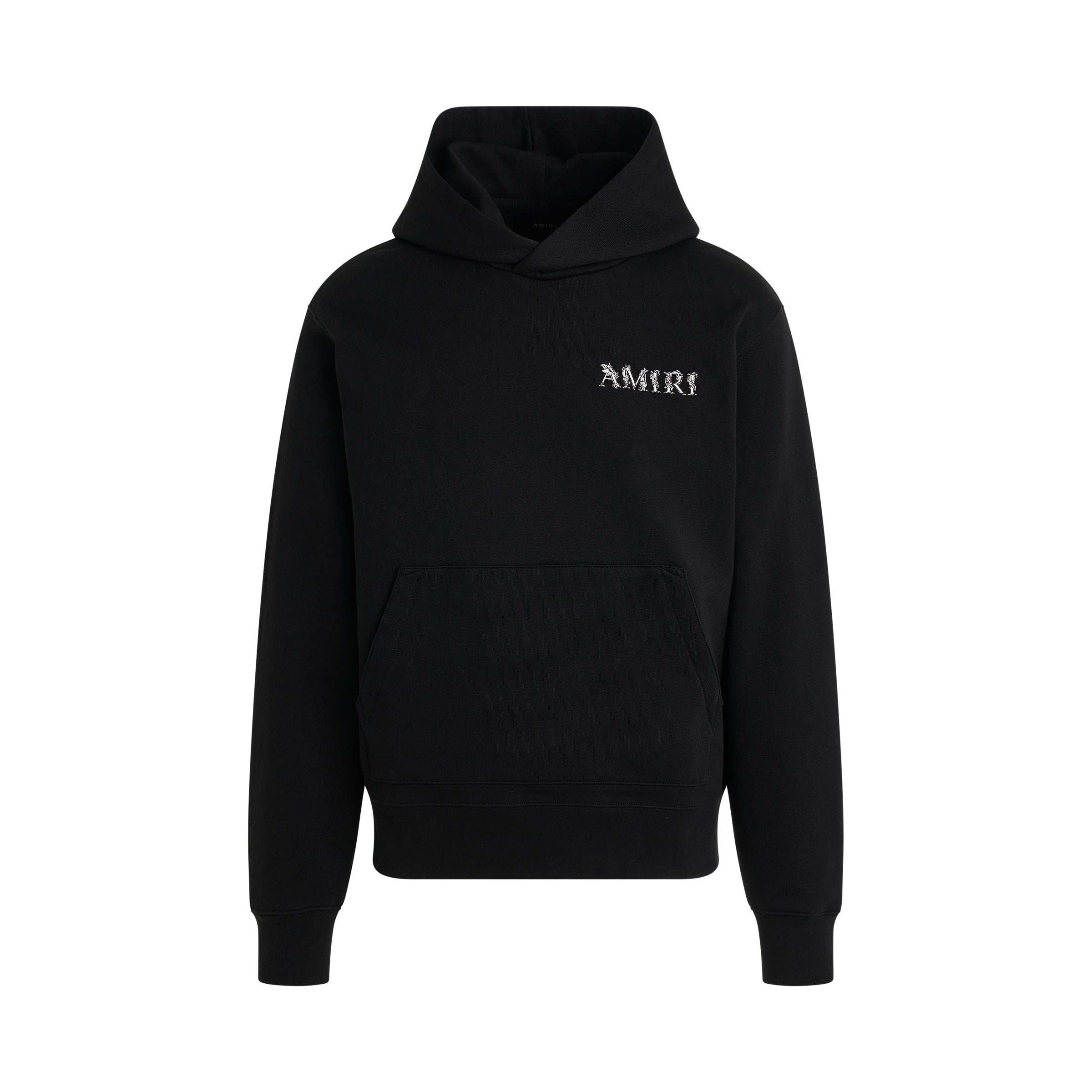 MA Baroque Logo Hoodie in Black