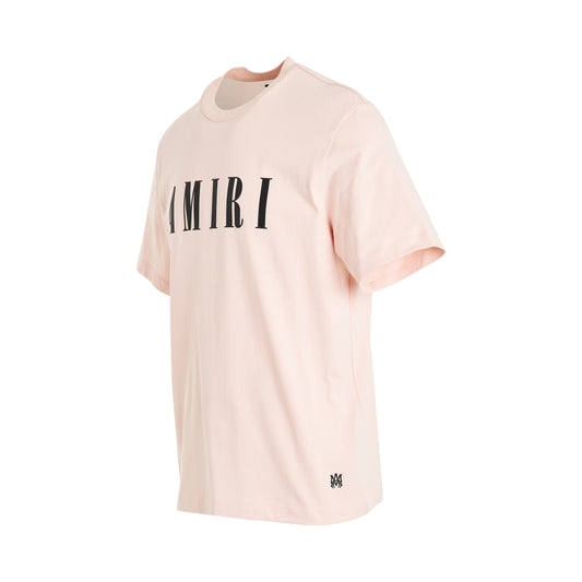 Amiri Core Logo T-Shirt in Cream Tan