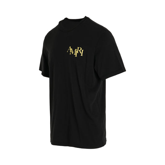 Crystal Champagne T-Shirt in Black