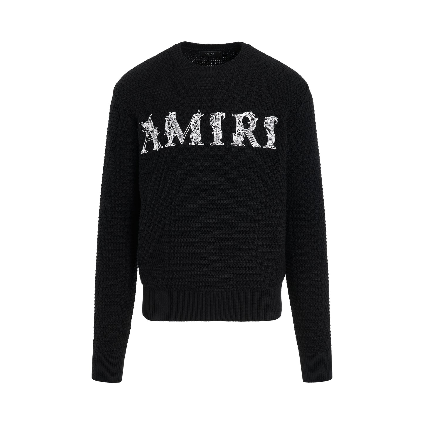 Baroque Logo Sweatshirt in Black