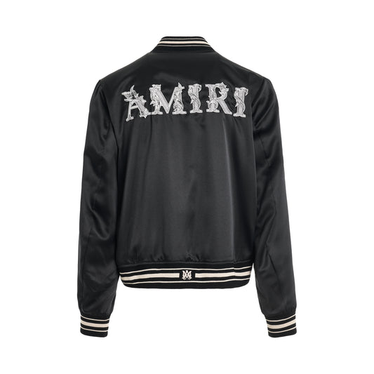 MA Logo Bomber Jacket in Black