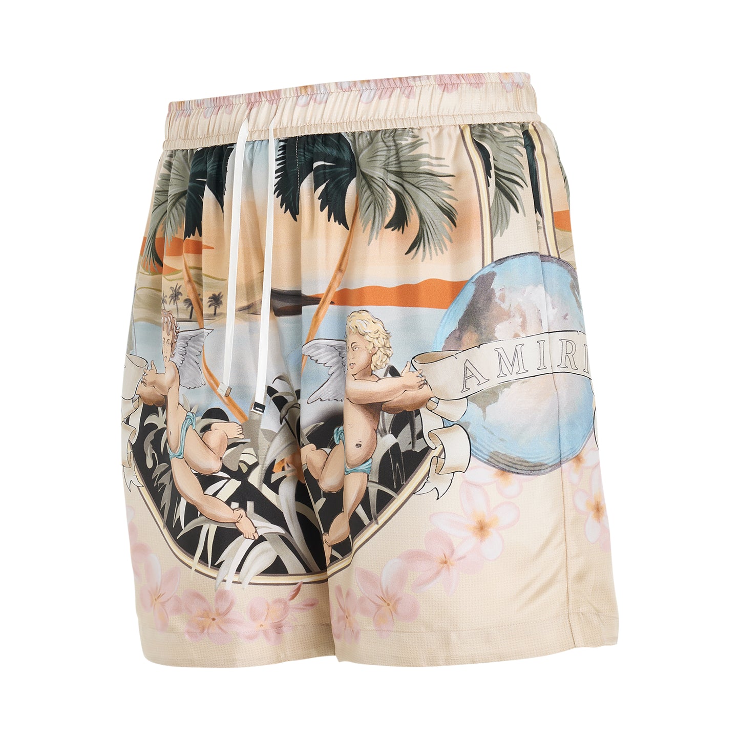 Cherub Silk Shorts in Multicolour