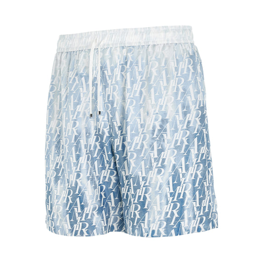 Gradient Amiri Repeat Shorts in Ashley Blue