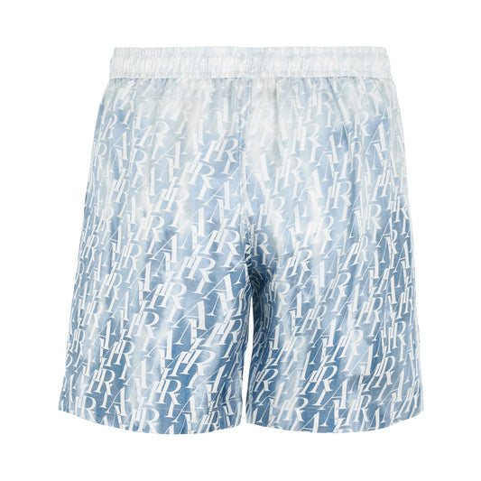 Gradient Amiri Repeat Shorts in Ashley Blue