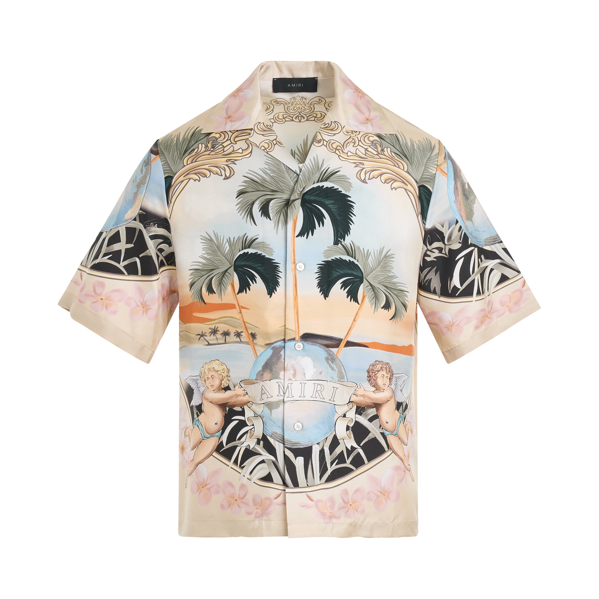 Cherub Silk Shirt in Multicolour