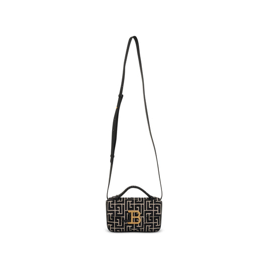 Monogram Jacquard Mini Bag in Ivory/Black