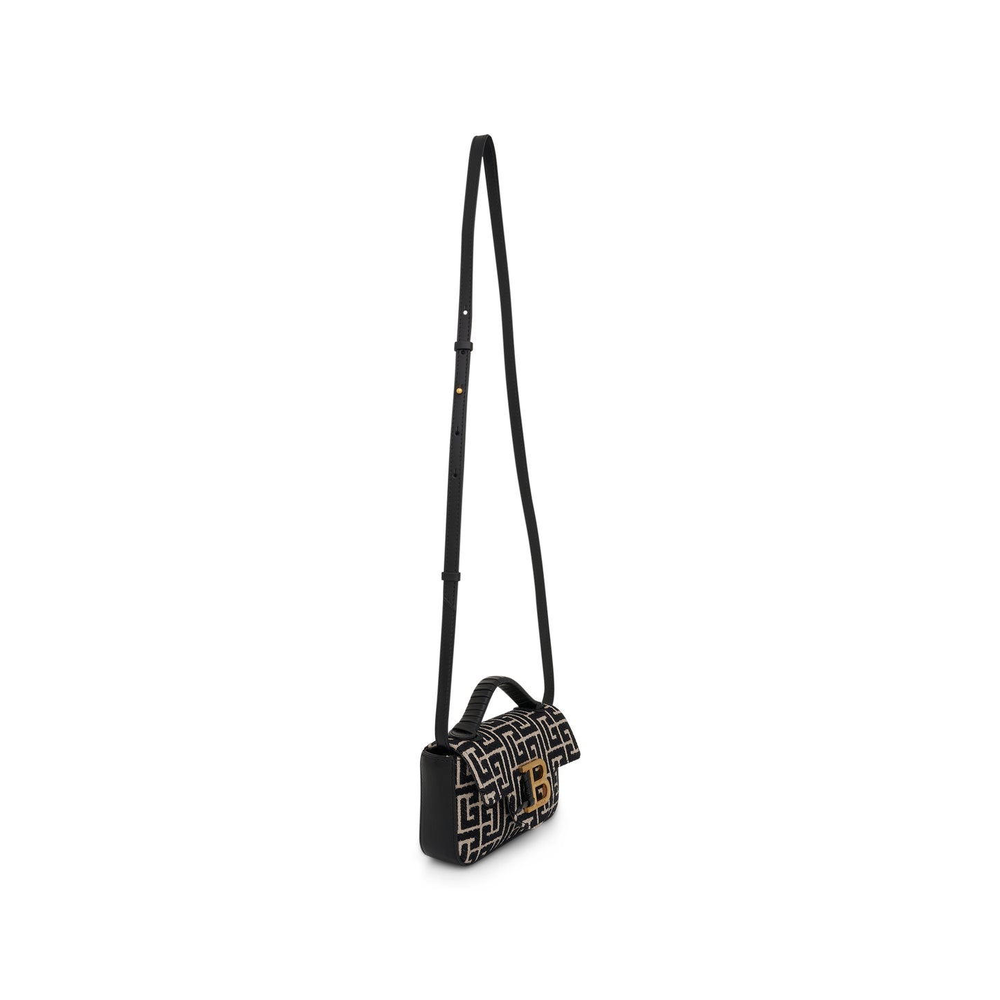 Monogram Jacquard Mini Bag in Ivory/Black