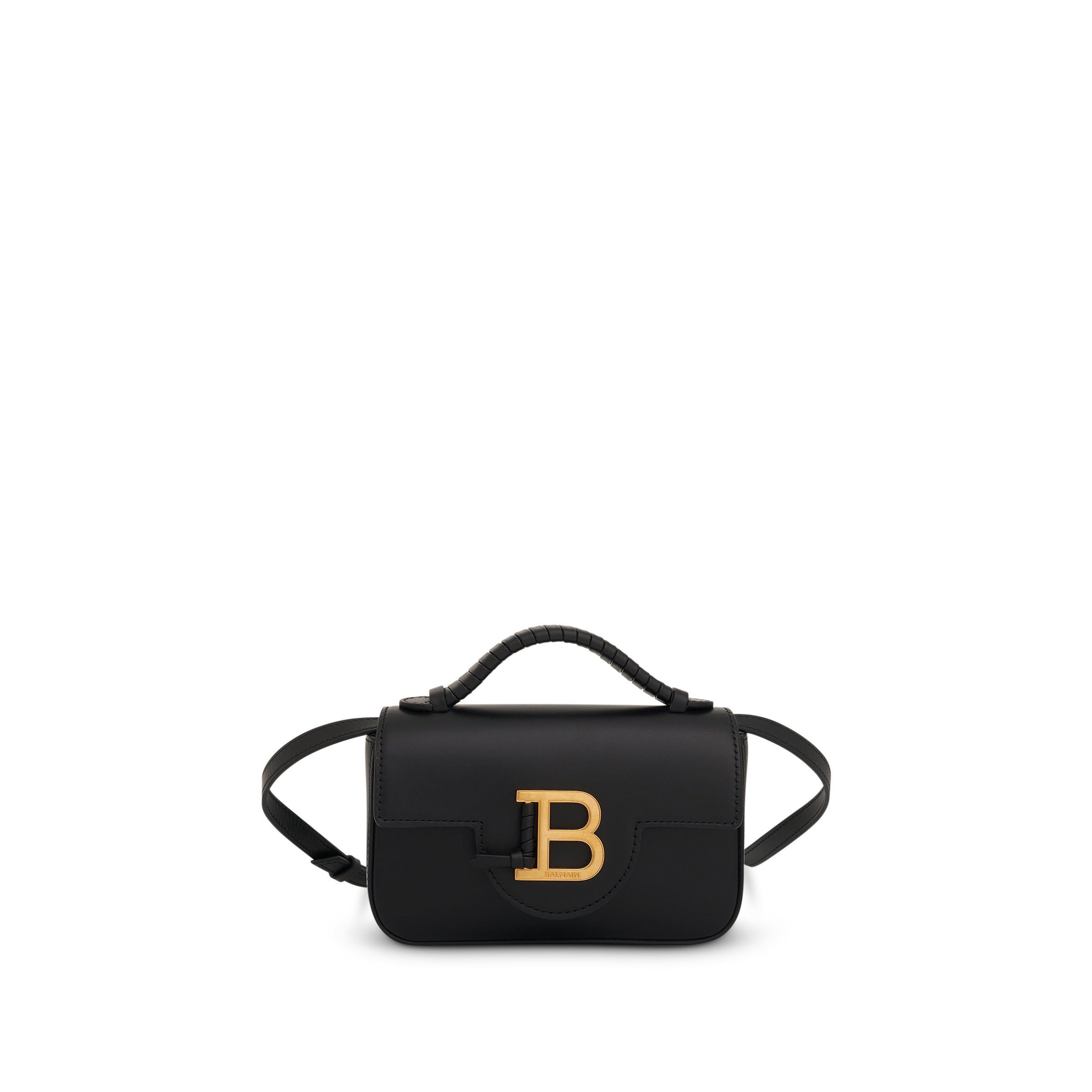 B-Buzz Calfskin Mini Shoulder Bag in Black