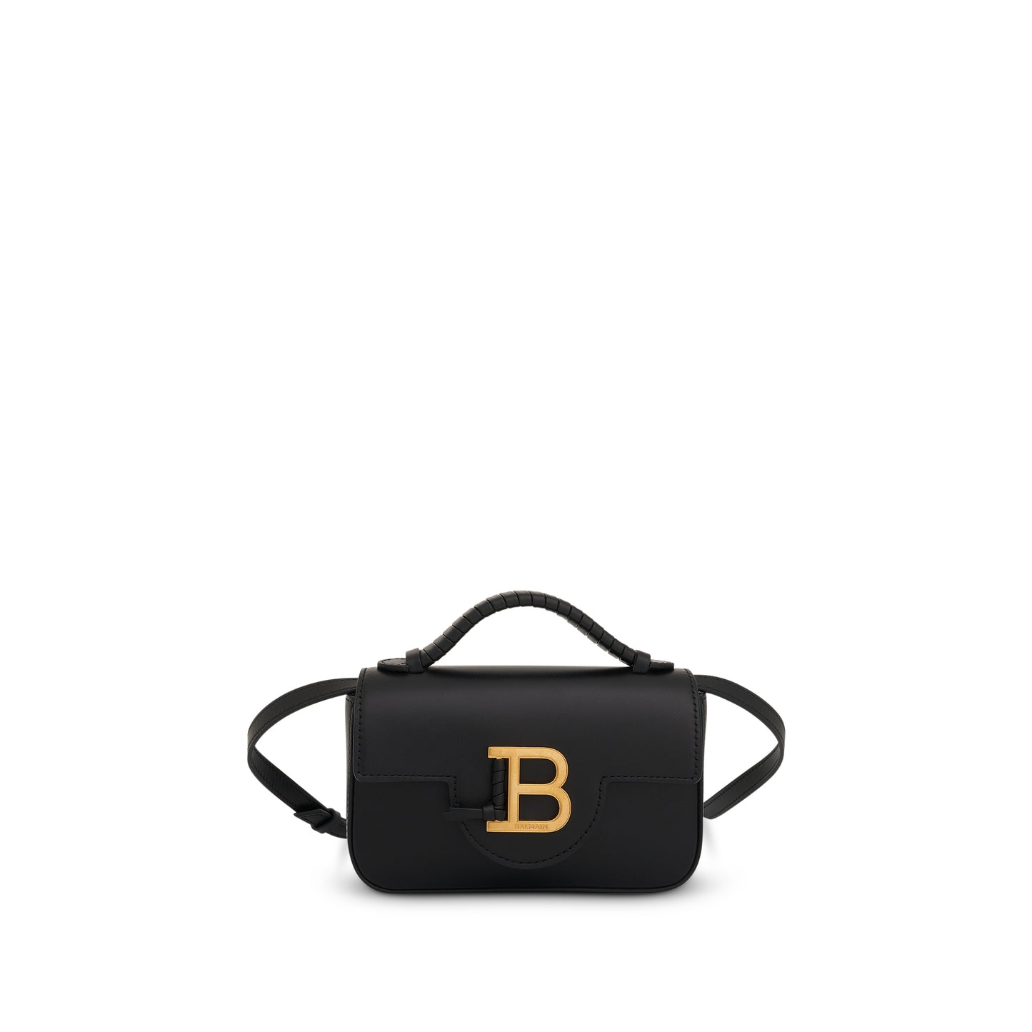 B-Buzz Calfskin Mini Shoulder Bag in Black