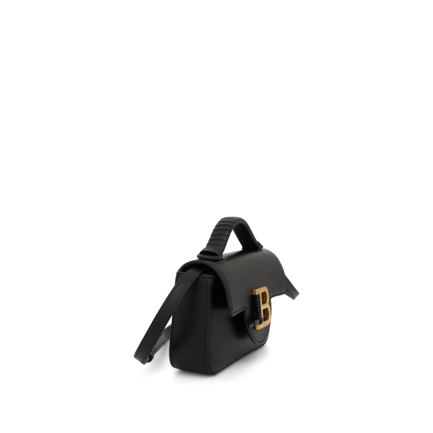 B-Buzz Calfskin Mini Shoulder Bag in Black