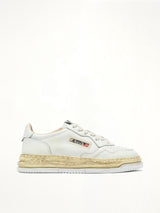 MMY Super Vintage Low Sneaker in White Side View | AUTRY