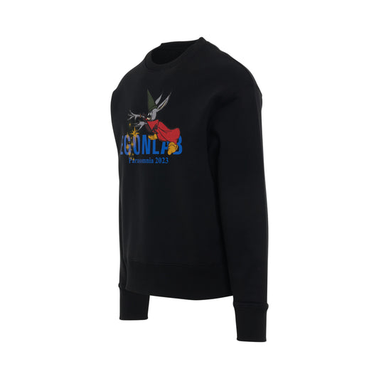 Fantasia Sweatshirt in Black