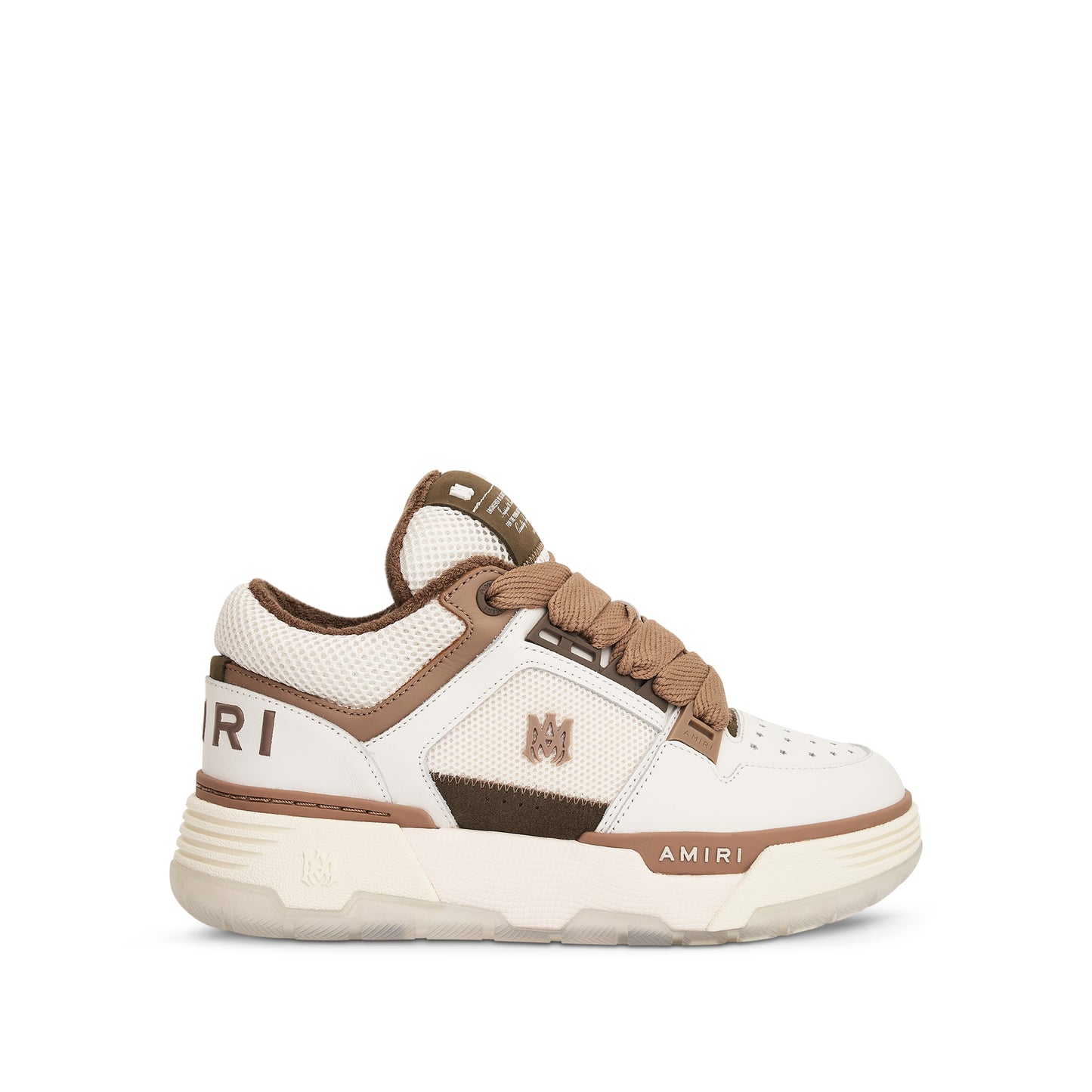 MA 1 Sneakers in White/Brown