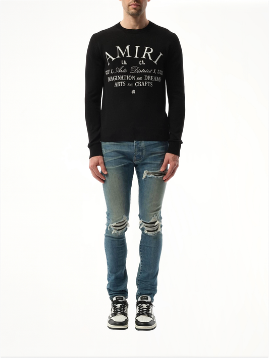 Amiri Arts District Sweater in Black