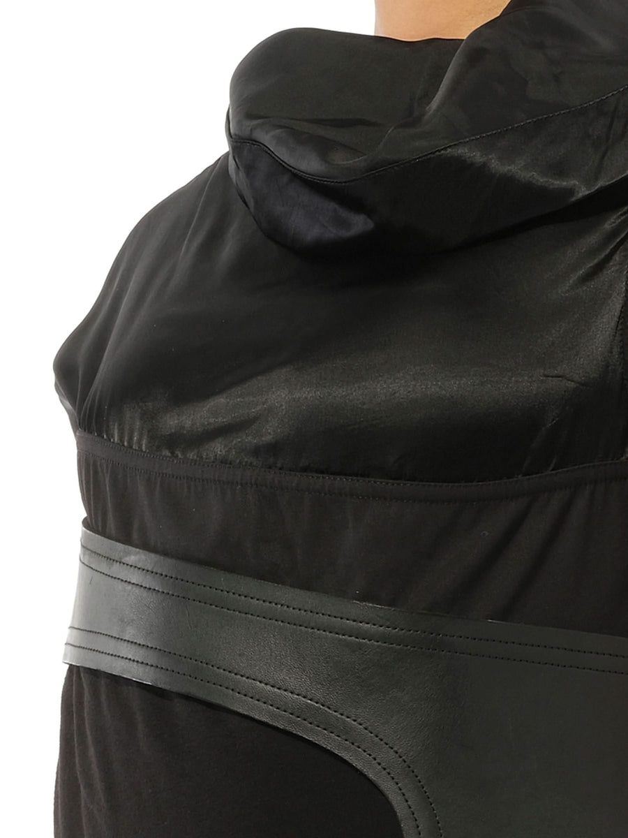 Arc Top Tunic in Black