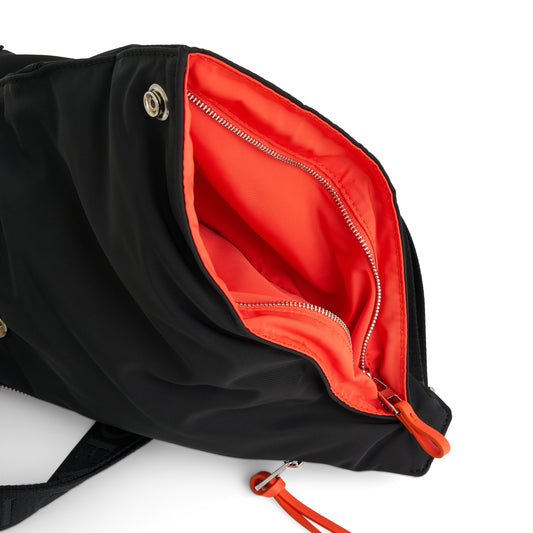 Anton Sling Puffer Bag in Black