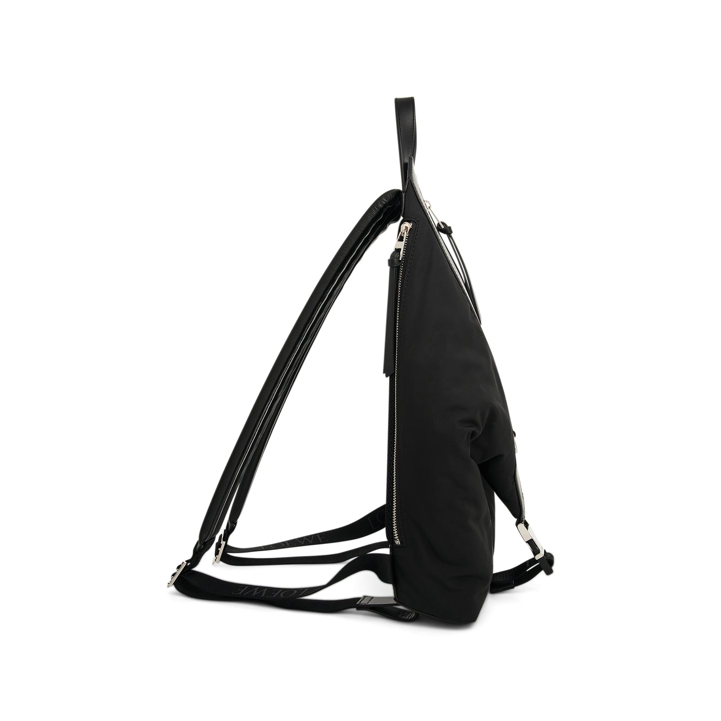 Convertible Puffer Backpack in Black