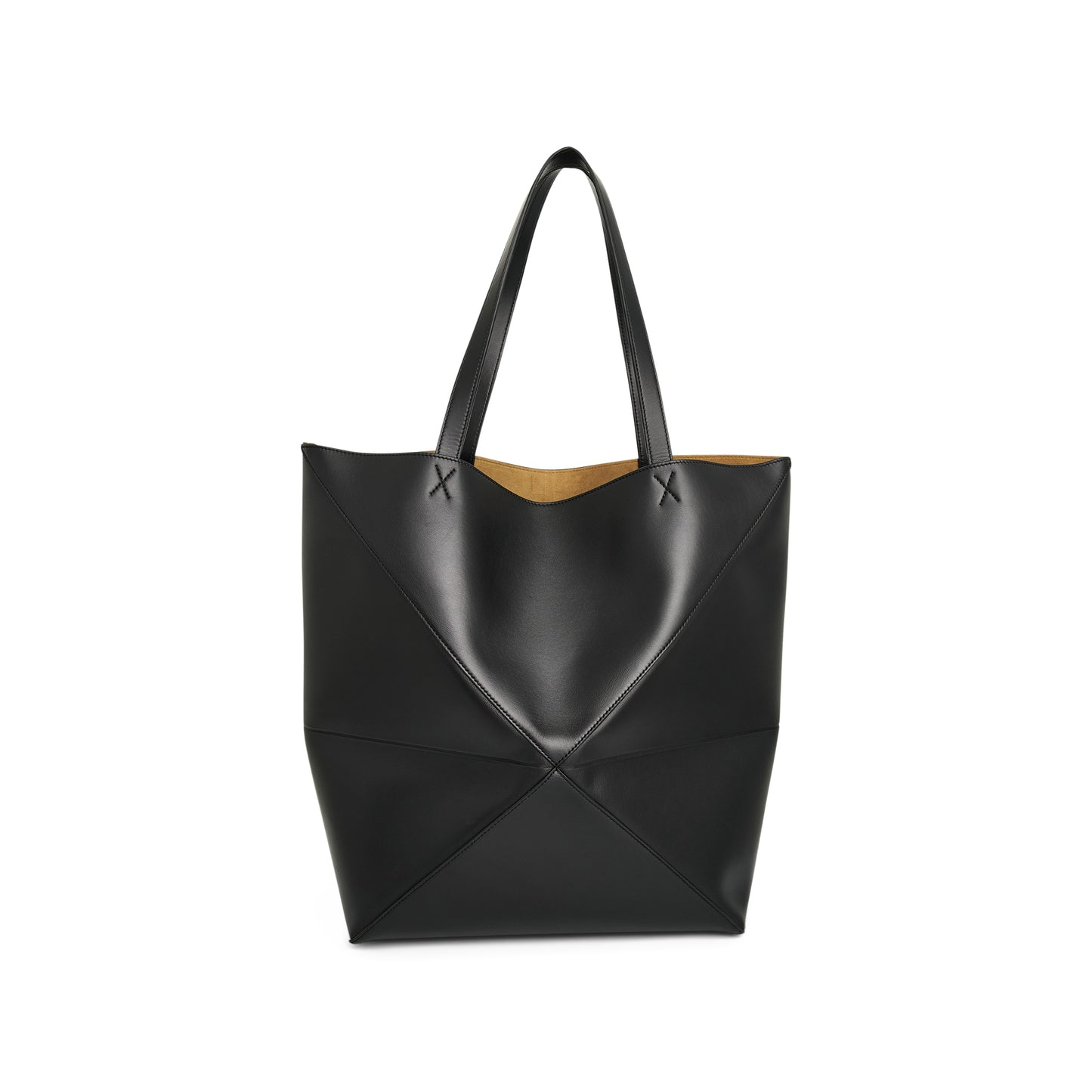 Large Fold Puzzle Tote Bag in Black