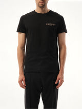 Balmain Vintage Gel T-Shirt in Black/Gold