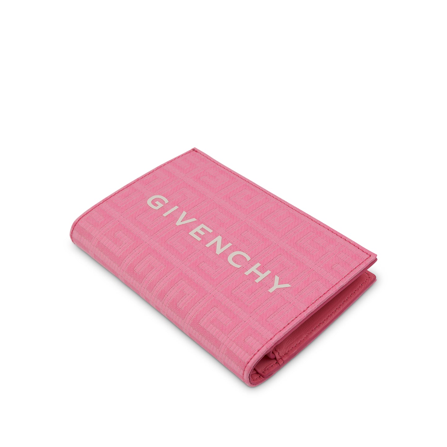 G Cut Bifold Wallet in 4G Coated Canvas in Bright Pink