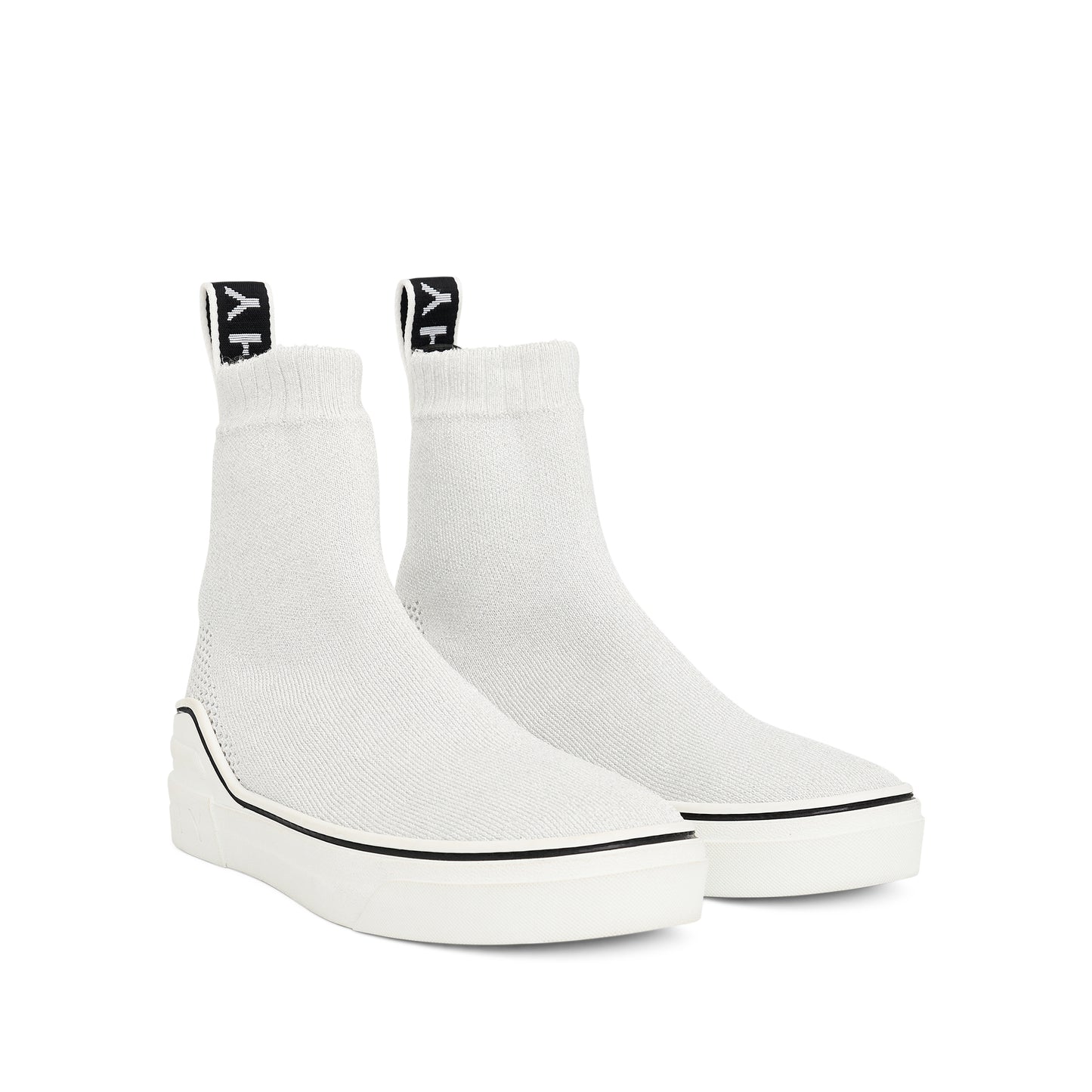 George V Sock Sneaker in White