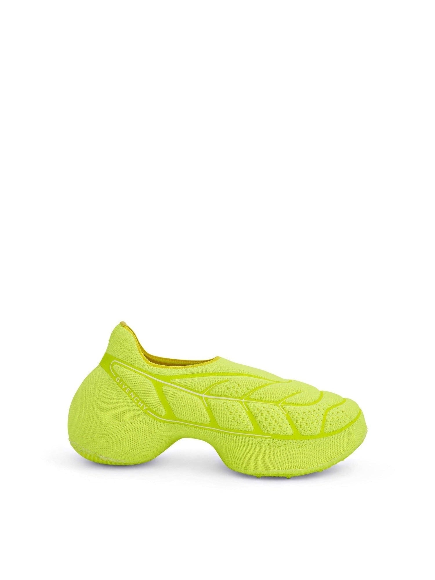 TK 360 Plus Sneaker in Fluo Yellow/White Side View | GIVENCHY