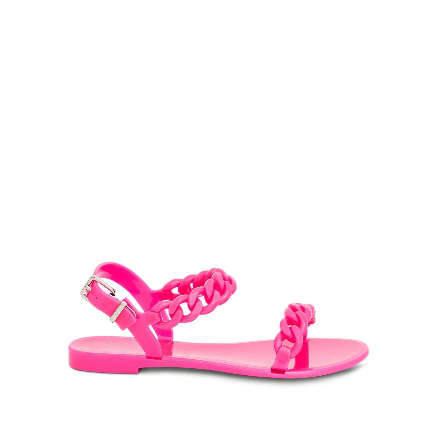 Jelly Flat Sandal in Fushia