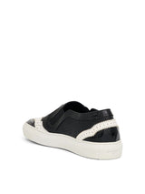 Low Skate Sneaker in Black/White Back View | GIVENCHY