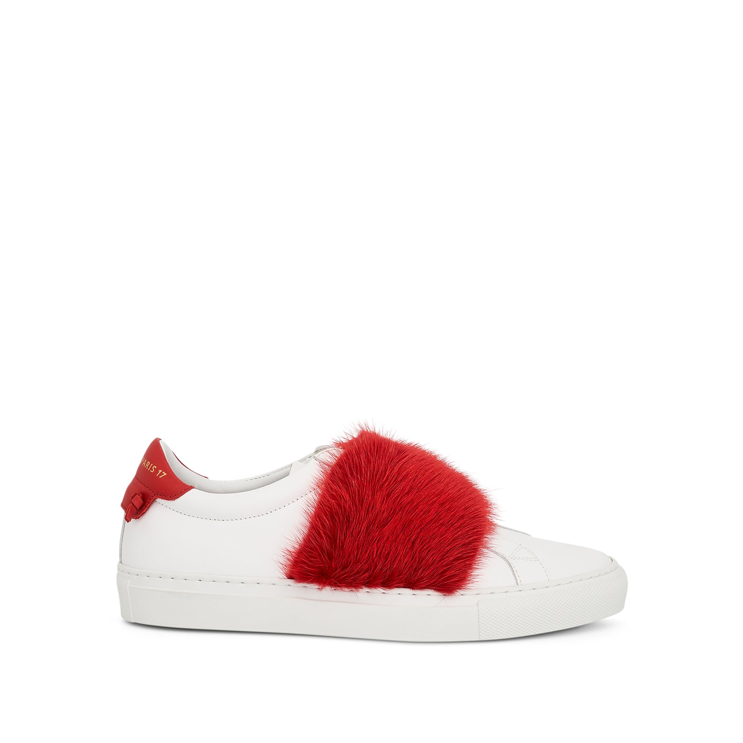 Urban Knot Elastic Sneaker in Red