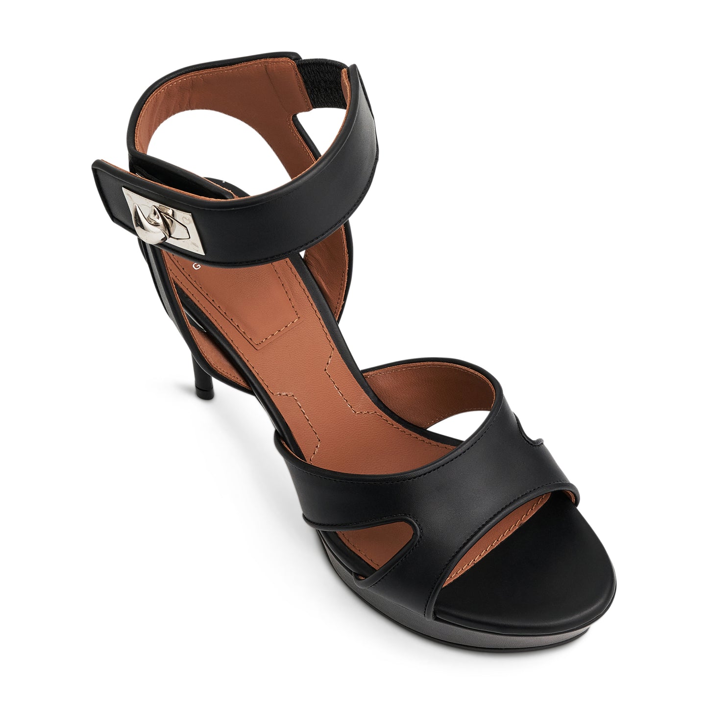 Heel Sandals in Black