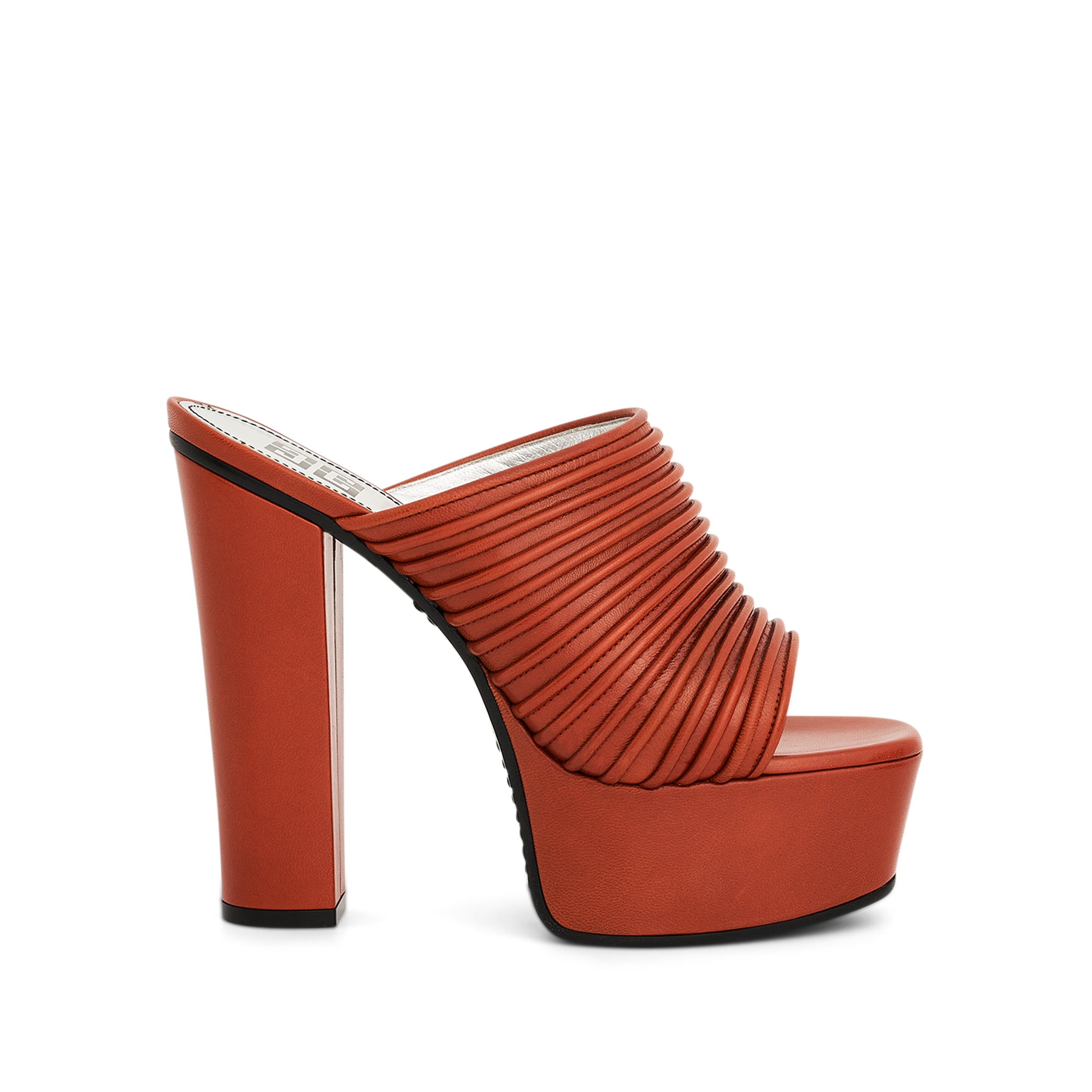 Look Book Mule in Orange