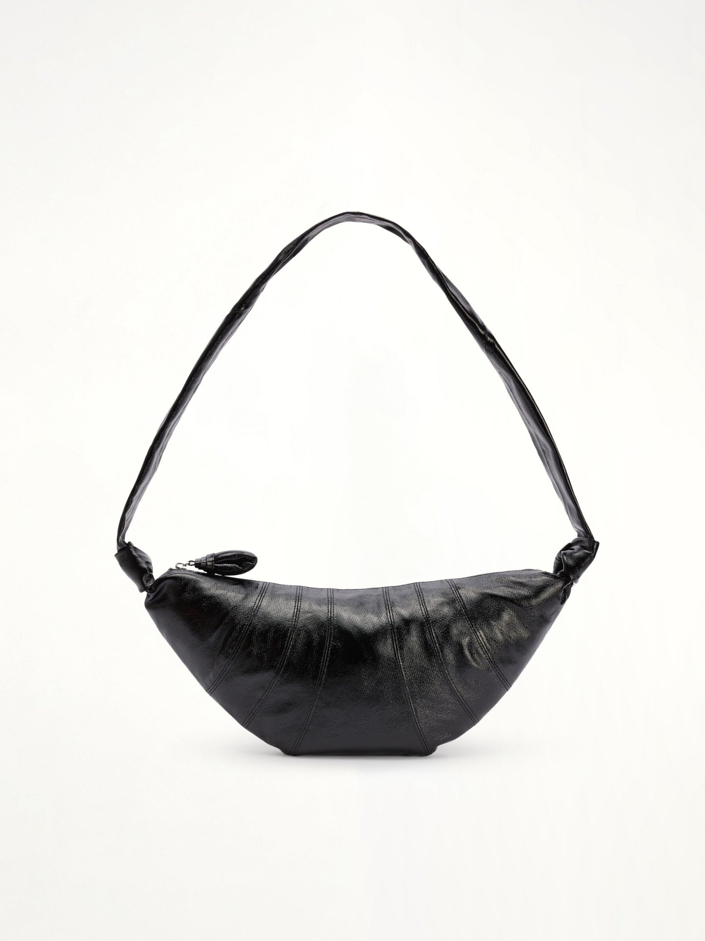 Medium Croissant Bag in Black