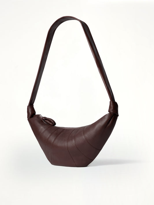 Medium Croissant Bag in Tiramisu