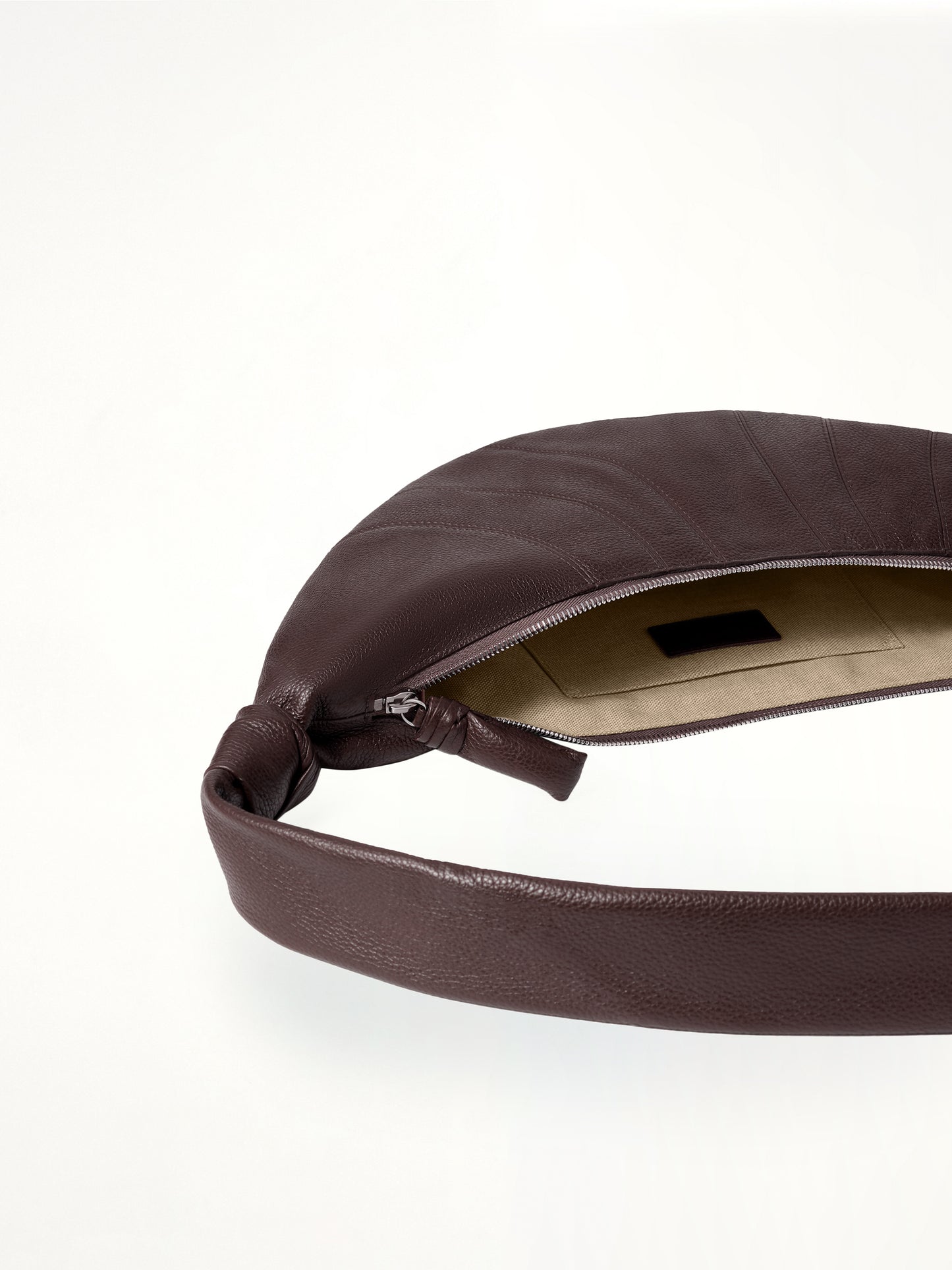 Medium Croissant Bag in Tiramisu