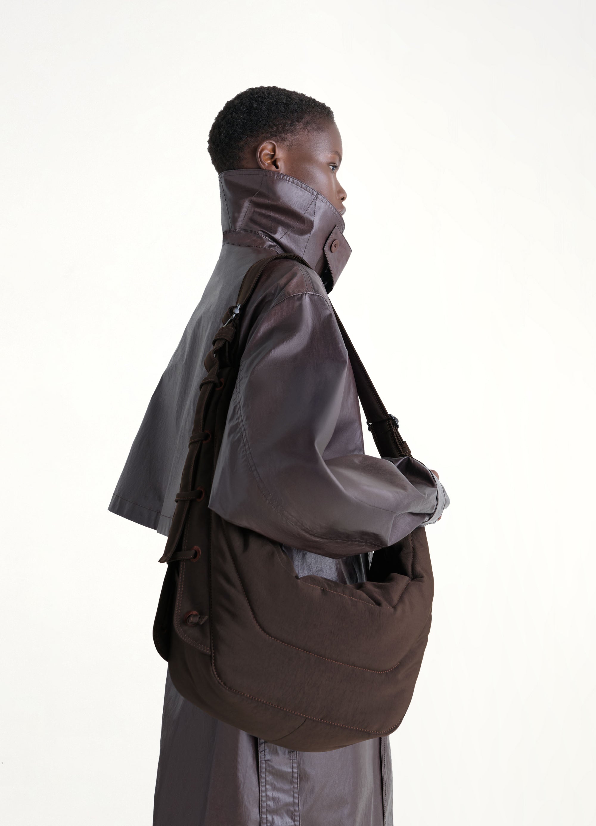 Medium Soft Game Bag in Dark Chocolate