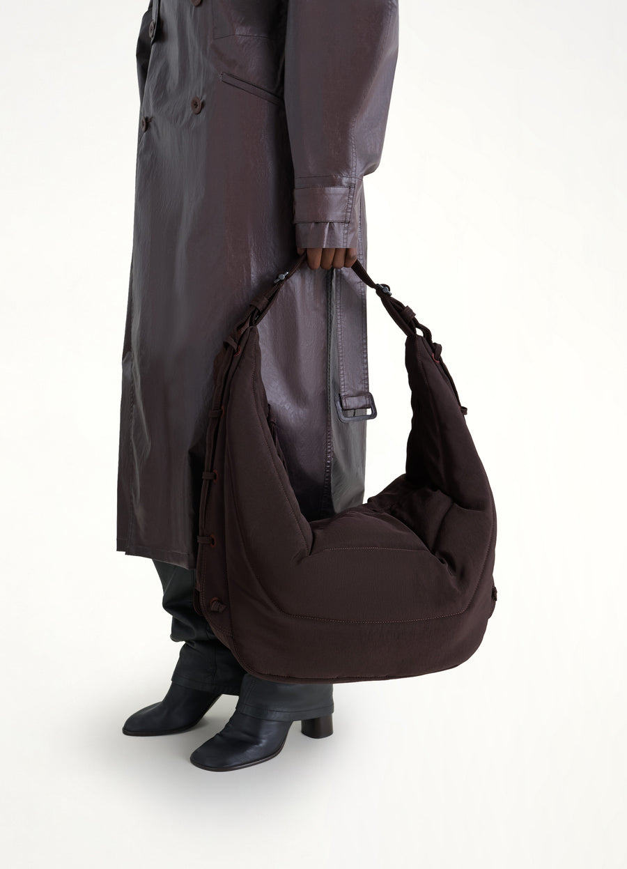 Large Soft Game Bag in Dark Chocolate