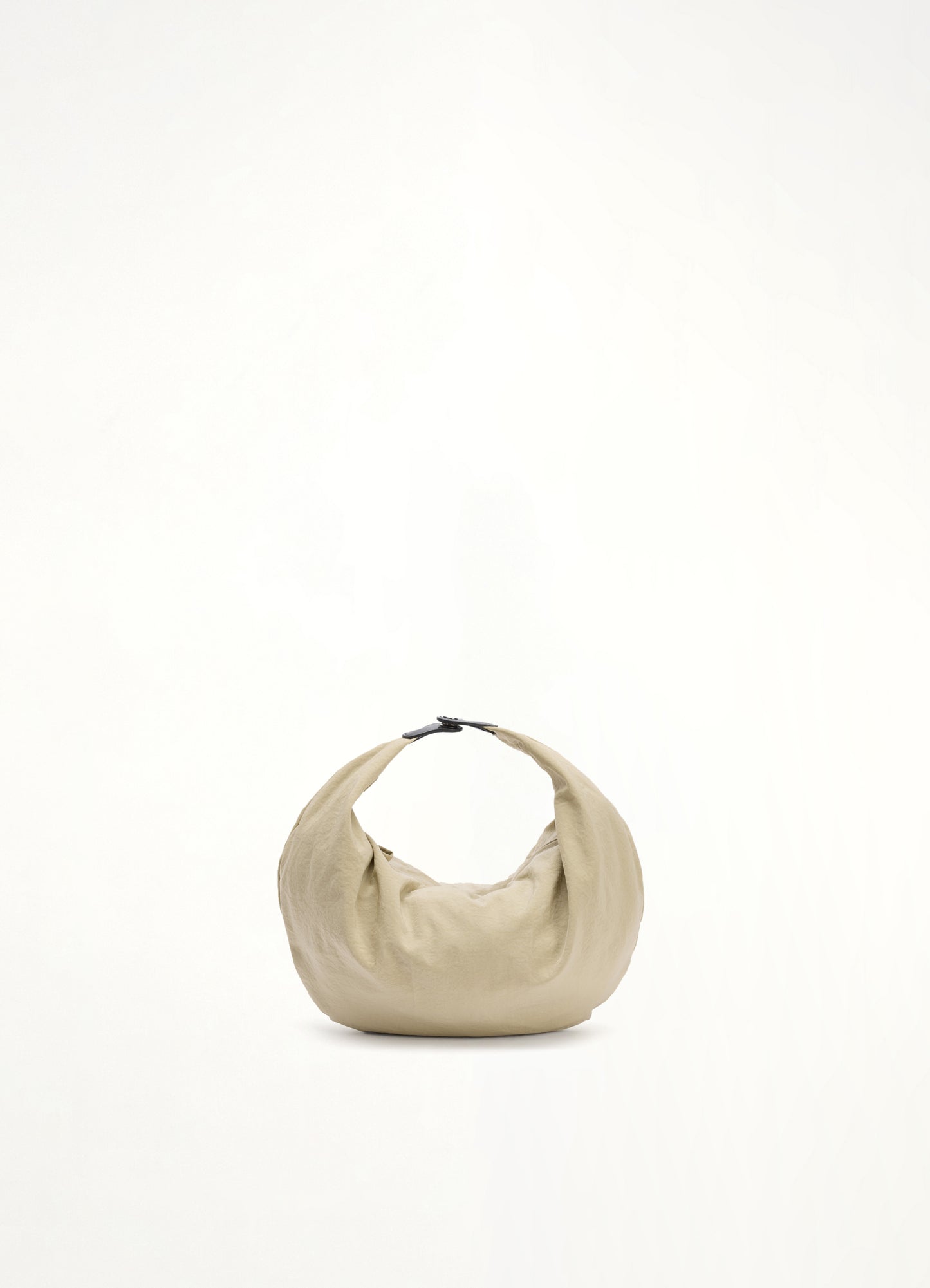 Croissant Filt Bag in Light Beige