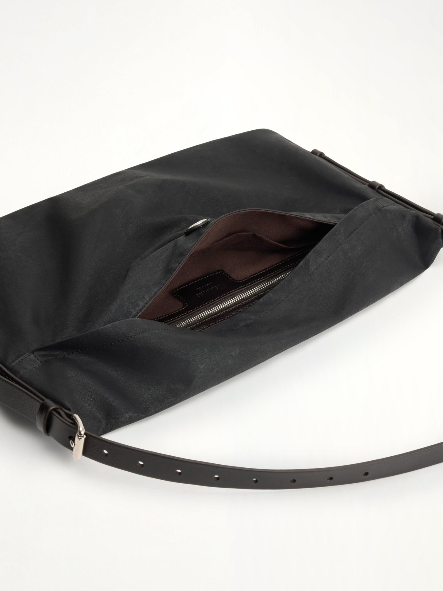 Trench Pocket Small Bag in Onyx