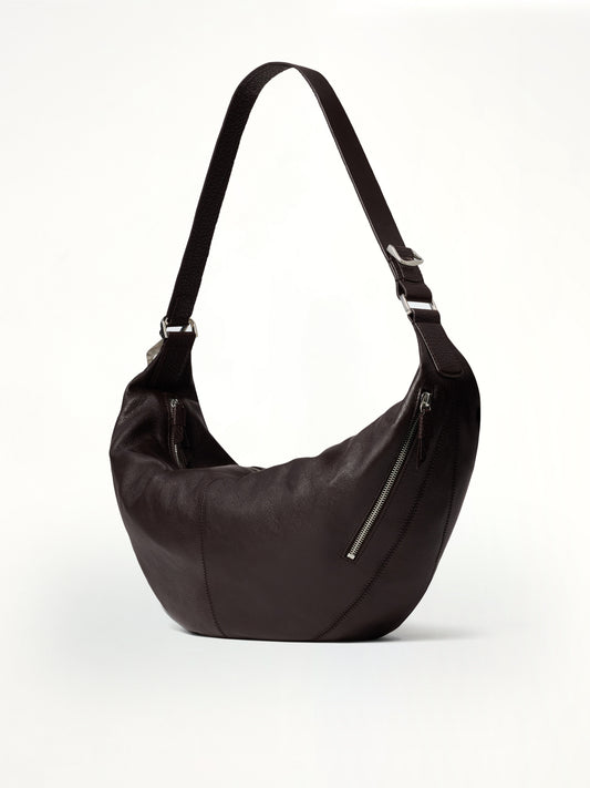 Quiver Clip Bag in Dark Chocolate