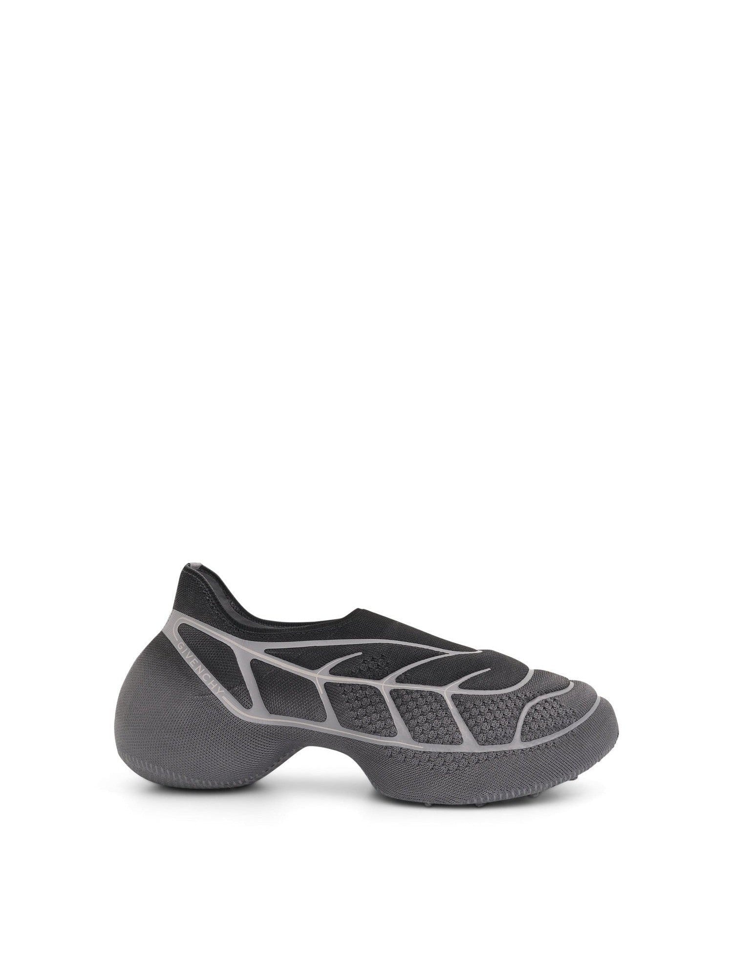 TK 360 Plus Sneakers in Black/Grey Side View | GIVENCHY