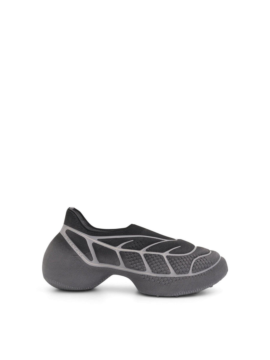 TK 360 Plus Sneakers in Black/Grey Side View | GIVENCHY