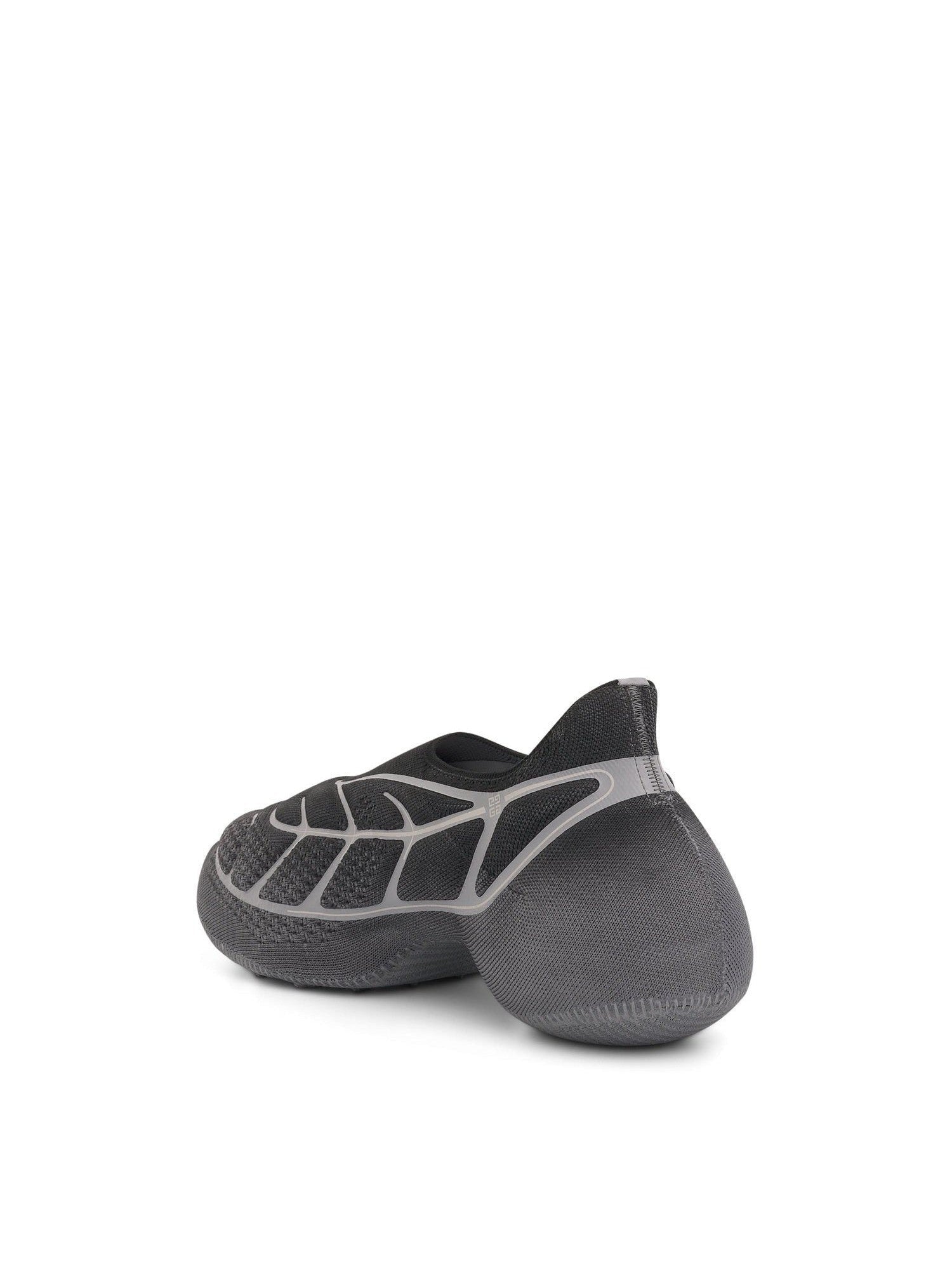 TK 360 Plus Sneakers in Black/Grey Back View | GIVENCHY