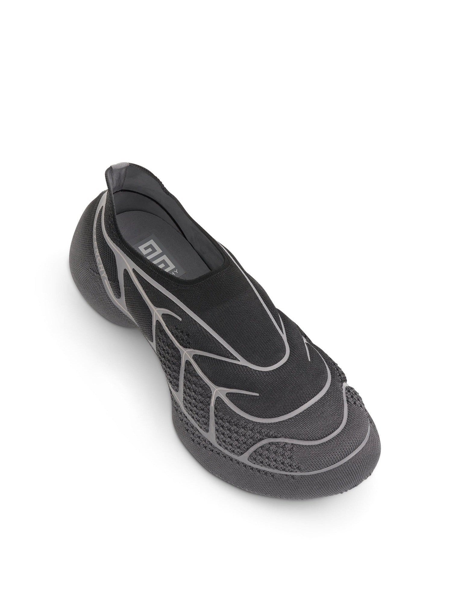 TK 360 Plus Sneakers in Black/Grey Top View | GIVENCHY